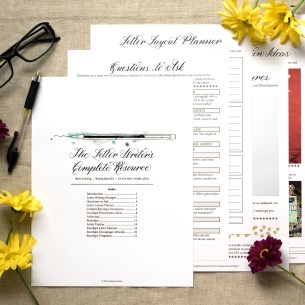 The Letter Writer's Complete Resource is a 28-page eBook/worksheet set with plenty of artistic printables!