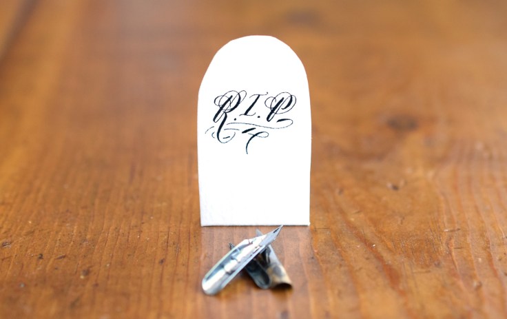 How to Know When a Calligraphy Nib is Done | The Postman's Knock