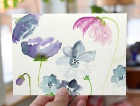 Lovely Loose Watercolor Flowers Tutorial